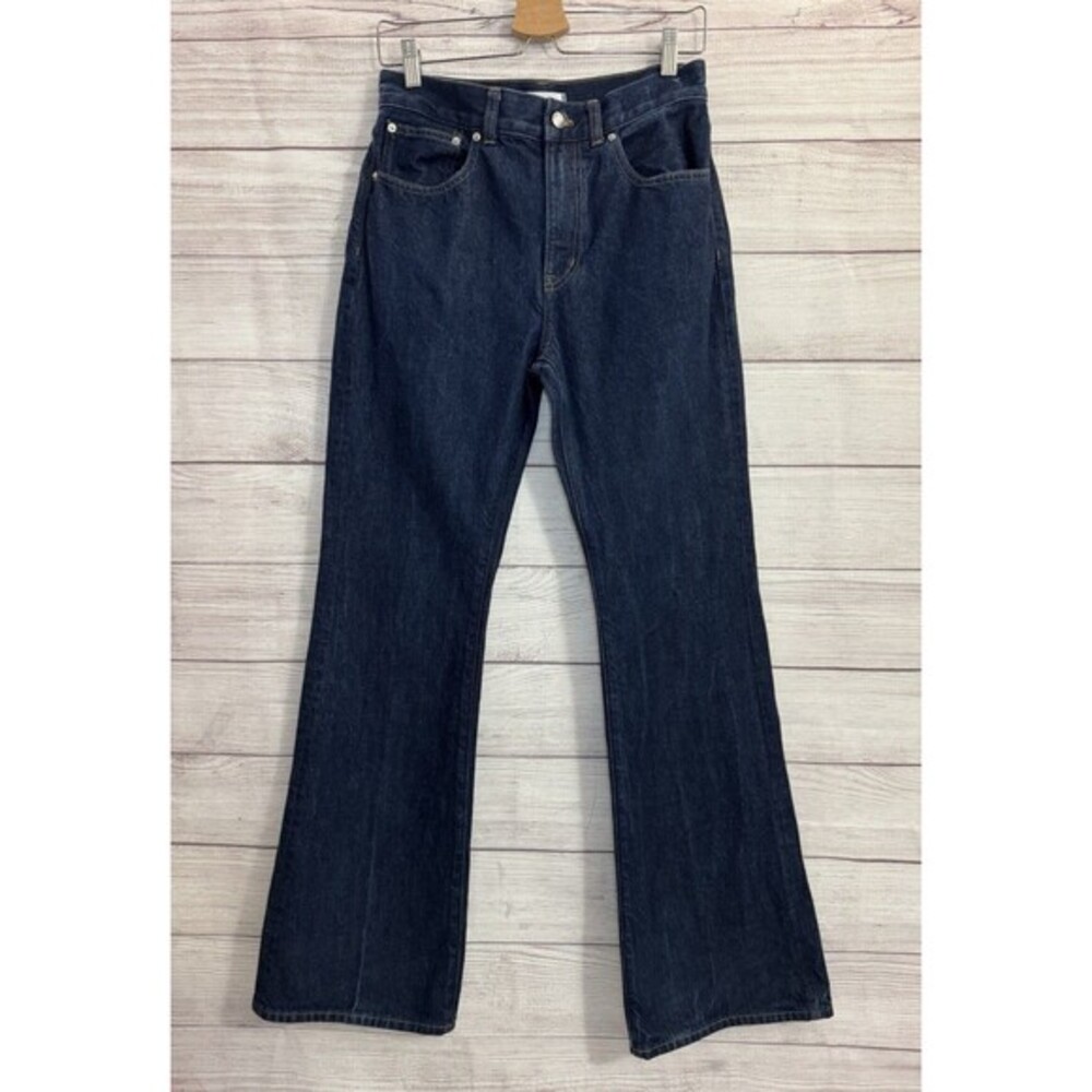 Madewell Jeans Women 27 Blue The Vintage Flare High Rise Dark Wash Denim